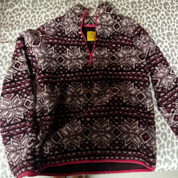 Prince & Fox Black and Pink Patterned Sweatshirt - Picture 1 of 1